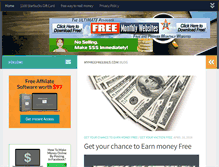 Tablet Screenshot of myfreefreebies.com